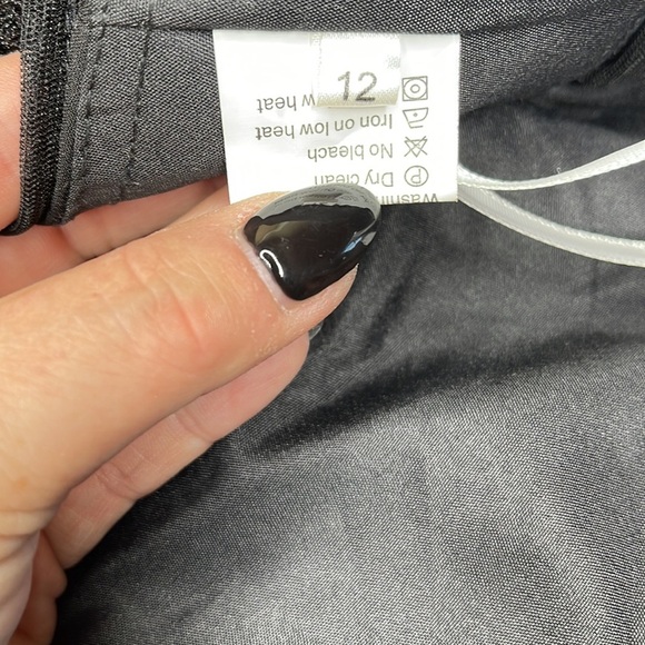 PlanoBridal•Halter Neckline•Black, Hi-Lo Dress - Picture 9 of 11